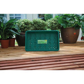 Garland Plastic Bowl Seed Tray Green with Drainage 37.5x23x6 cm